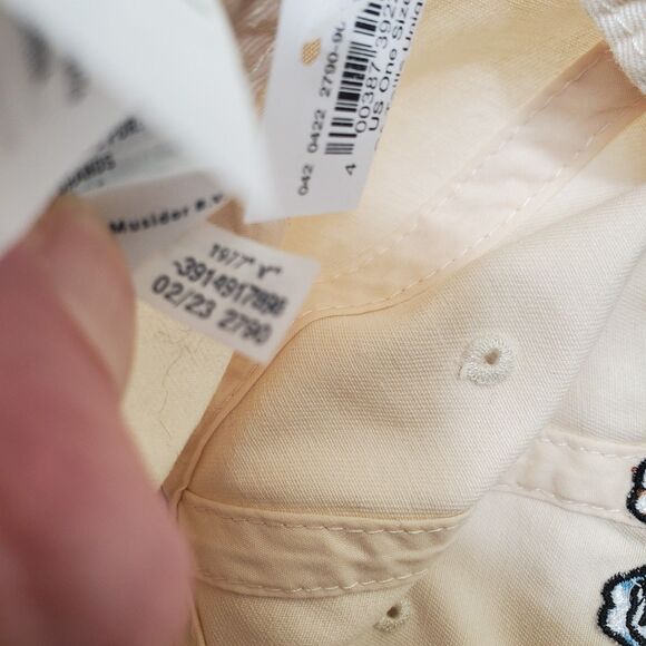 Rolling Stones Cap Hat Graphic American Eagle Beige Multicolor One Size NWT - Picture 9 of 11